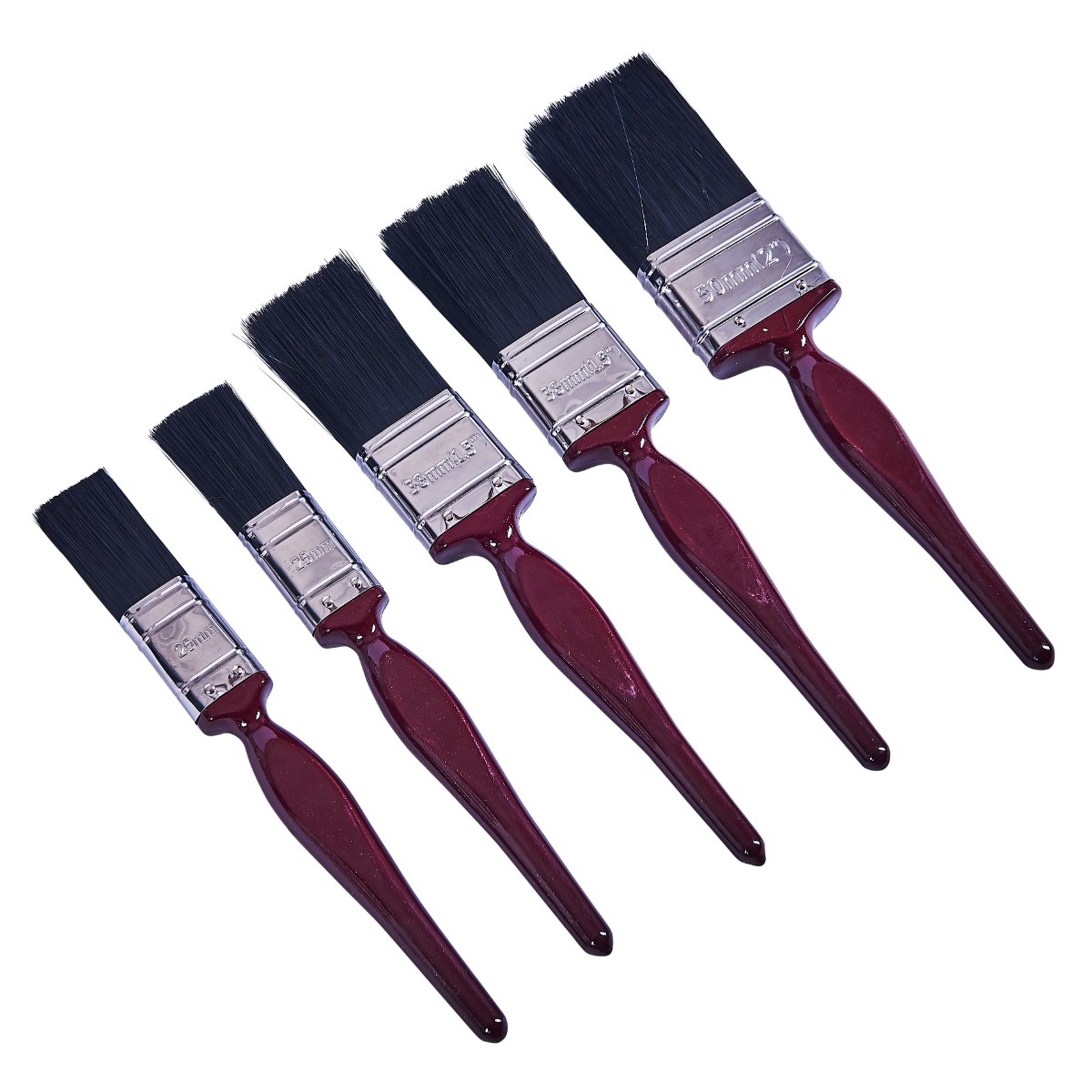 5pc Red Cherry Paint Brush Set