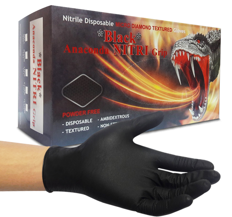 Anaconda 50pc Mechanics Grade Nitrile Glove