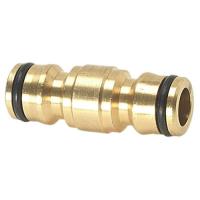 Double Male Brass Hose Connector 1/2"